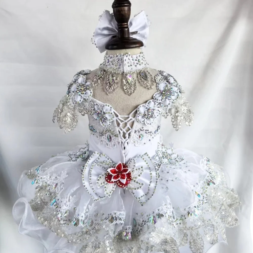 Girls Pageant Dress 4t - Picture 4 of 5